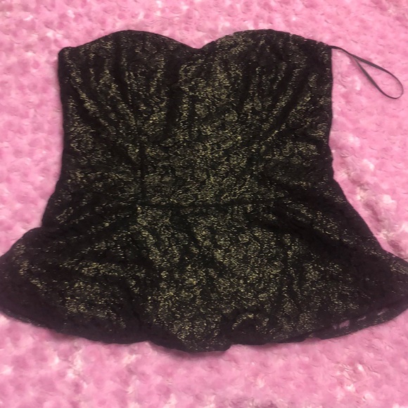 Express NWT peplum convertible tank top tube top s - Picture 3 of 8